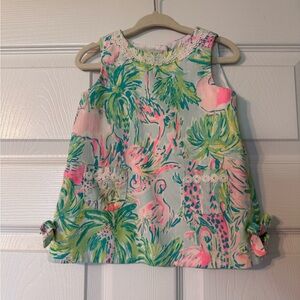 Lilly Pulitzer floral and animal print top (size 12-18m)